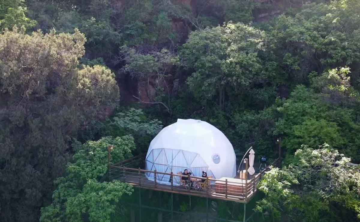 renta de carpas para glamping en malinalco