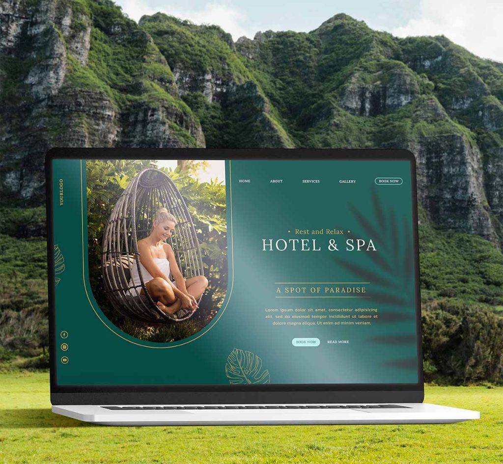 diseño web de cabañas y hoteles